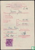 Military Permit Office Fiscal Stamp $2 on 12 pfennig - Bild 2