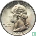 États-Unis ¼ dollar 1934 (sans lettre) - Image 1