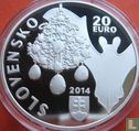 Slovaquie 20 euro 2014 (BE) "Conservation Area of the Dubnik Opal Mines" - Image 1