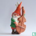 Gnome mit Kontrabass - Bild 1