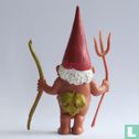 Gnome aus Afrika [Red Hat, hellgrüne Blätter und Bogen] - Bild 2