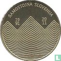 Slovenië 100 euro 2011 (PROOF) "20th anniversary of Independence" - Afbeelding 2