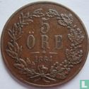 Suède 5 öre 1864 - Image 1