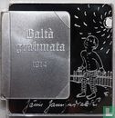 Latvia 5 euro 2014 (PROOF) "100th anniversary of the publication of the first part of the White Book - Baltà grahmata" - Image 1