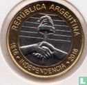 Argentinien 2 Peso 2016 "Bicentennial Declaration of Independence of Argentina" - Bild 2