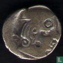 Gupta Empire AR drachm ND (414-455) - Image 1
