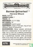 Barrom Quiverleaf - 7th-level Wizard - Afbeelding 2