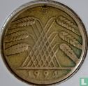 Duitse Rijk 10 rentenpfennig 1924 (G) - Afbeelding 1