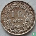 Switzerland 1 franc 1937 - Image 1