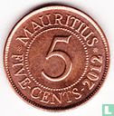 Mauritius 5 cent 2012 - Afbeelding 1