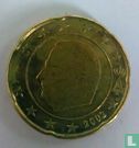 Belgium 20 cent 2002 (big stars - misstrike) - Image 1