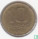 Argentinië 10 pesos 1984 - Afbeelding 1