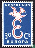 Europa – Letter E en duif (P) - Afbeelding 1