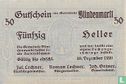 Blindenmarkt 50 Heller 1920 - Image 1
