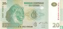 Congo 20 Francs (G&D) - Image 1