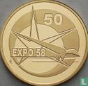 België 100 euro 2008 (PROOF) "50th Anniversary Brussels Exposition" - Afbeelding 2