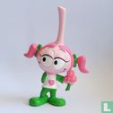 Kitty met bloem