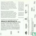 Voyage Puré, Dieter Schnebel: Maulwerker (1968-74/Version 2006), Steffi Weissmann: Apropos (2006) - Afbeelding 2