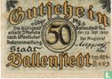 Ballenstedt 50 Pfennig - Image 1