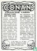 Conan Collector Cards Promo Card - Image 2