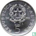 Italy 5 euro 2006 "60 years Republic of Italy" - Image 1