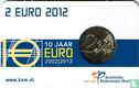 Nederland 2 euro 2012 (coincard - BU) "10 years of euro cash" - Afbeelding 2