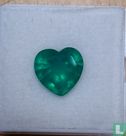 Smaragd Doublet Hart vorm - Afbeelding 1