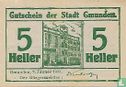 Gmunden 5 Heller 1920 - Image 1
