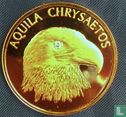Turkije 50.000.000 lira 2001 (PROOF) "Golden eagle" - Afbeelding 2