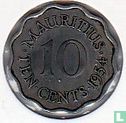 Mauritius 10 cents 1954 - Image 1