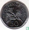 Guernsey 50 pence 1986 - Afbeelding 1