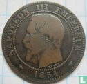 Frankrijk 2 centimes 1854 (A) - Afbeelding 1