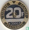 Frankrijk 20 francs 2000 (PROOF) - Afbeelding 1