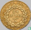 France 24 livres 1793 (A) - Image 2