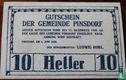 Pinsdorf 10 Heller 1920 - Image 2
