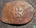 Byzantijnse Rijk  AE16 "cup coin"-trachy 1261-1282 n. Chr. - Afbeelding 2