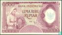 Indonésie 5.000 Rupiah 1958 (P64) - Image 1