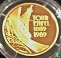 Frankreich 5 Franc 1989 (PP - Gold) "100th anniversary of the Eiffel Tower" - Bild 1