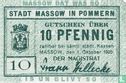 Massow 10 Pfennig 1920 - Image 1