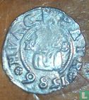 Hongarije  1 denar  1586 - Afbeelding 1