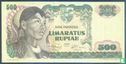 Indonesia 500 Rupiah 1968 (Replacement) - Image 1