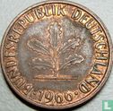 Duitsland 1 pfennig 1966 (J) - Afbeelding 1