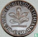 Duitsland 1 pfennig 1950 (D) - Afbeelding 1