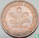 Duitsland 1 pfennig 1970 (F) - Afbeelding 1