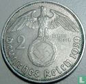 Duitse Rijk 2 reichsmark 1939 (D) - Afbeelding 1