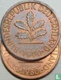 Allemagne 1 pfennig 1980 (G - points loin de vintage) - Image 3