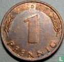 Duitsland 1 pfennig 1974 (D) - Afbeelding 2