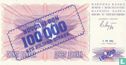 Bosnie-Herzégovine 100.000 Dinara 1993 (P34a) - Image 1