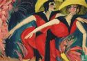 Zwei rote Tänzerinnen, 1914 - Afbeelding 1