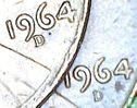 Verenigde Staten 1 cent 1964 (D - letter ver van het jaartal) - Afbeelding 3